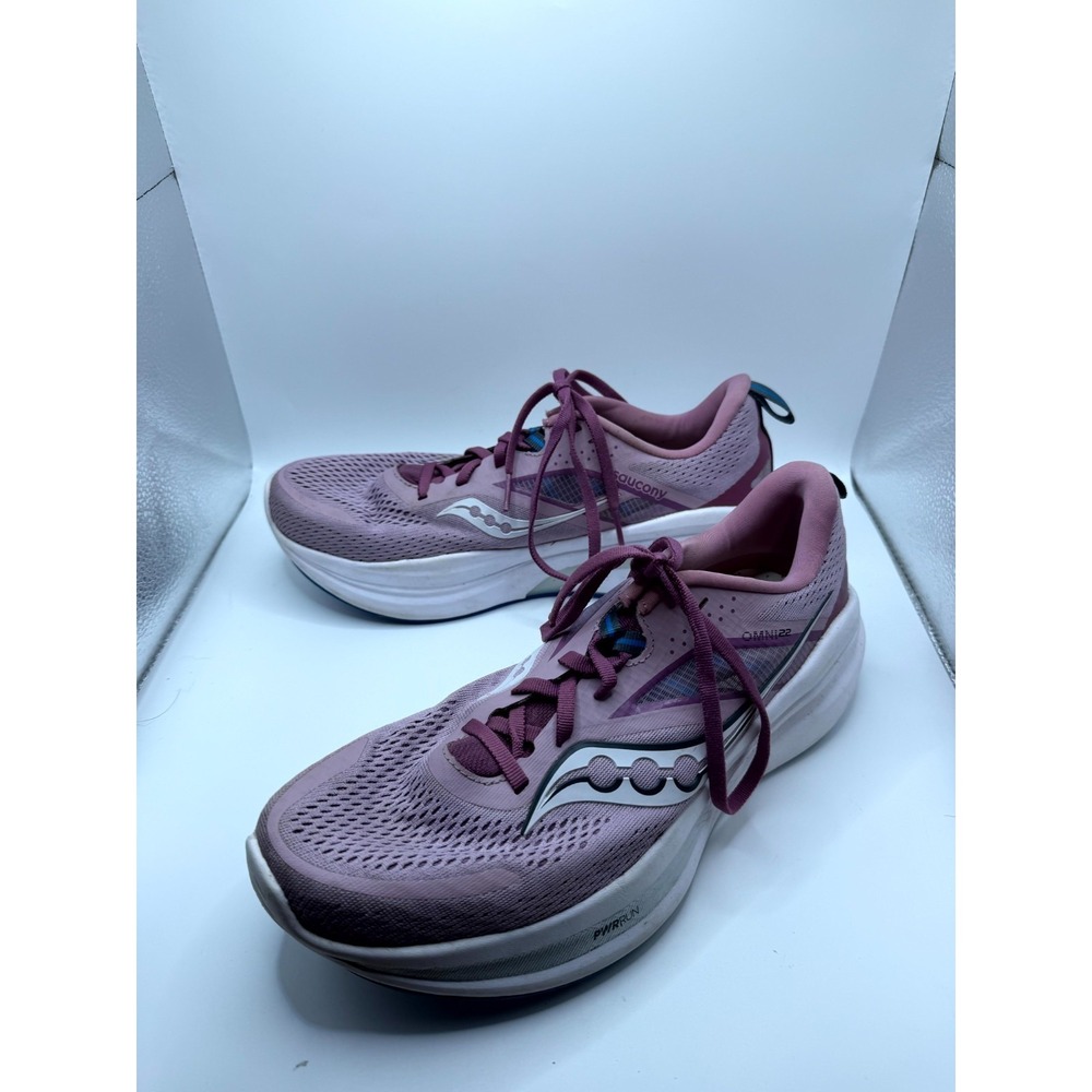 Saucony Omni 22 Orchid Cobalt S10926-106 Womens 9.5 Sneaker Purple Mesh Running